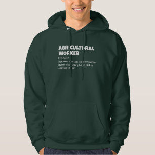Definition unglaublich witzig Landarbeiter Hoodie