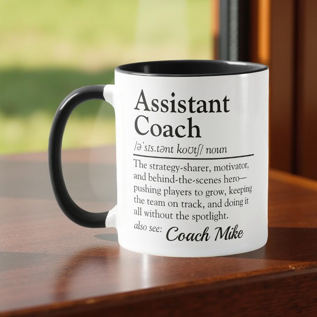 Definition von "Assistant Coach" für benutzerdefin Tasse (Von Creator hochgeladen)