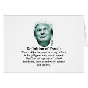 Definition von Betrug - TRUMP
