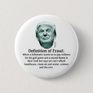 Definition von Betrug - TRUMP Button