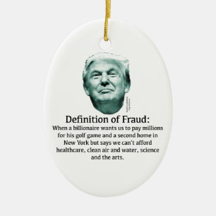 Definition von Betrug - TRUMP Keramikornament