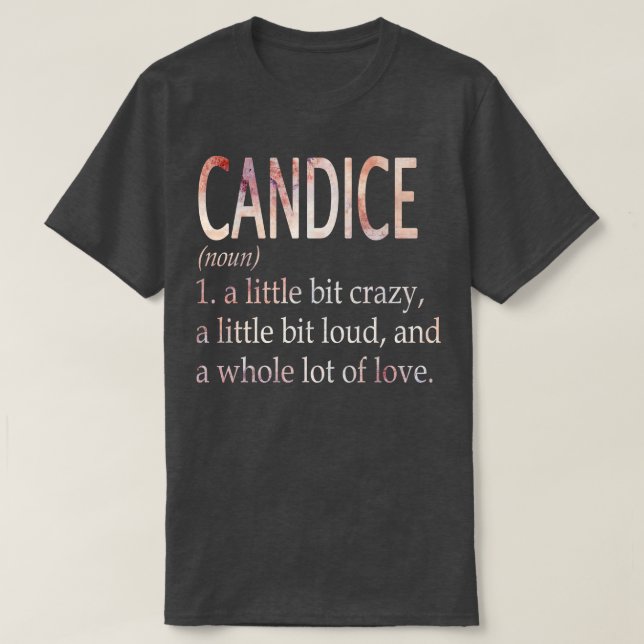 Definition von "Candice Girl" T-Shirt (Design vorne)