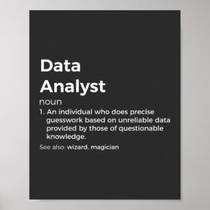 Definition von Datenanalyse Poster
