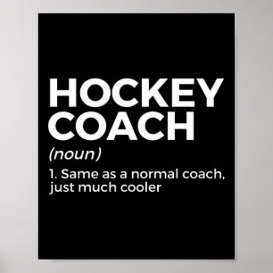 Definition von Fun Hockey Coach Poster