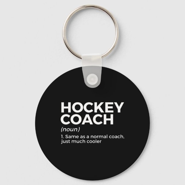 Definition von Fun Hockey Coach Schlüsselanhänger (Vorderseite)
