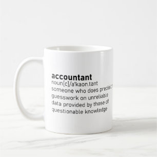 Definition von "Funny Accountant" Kaffeetasse