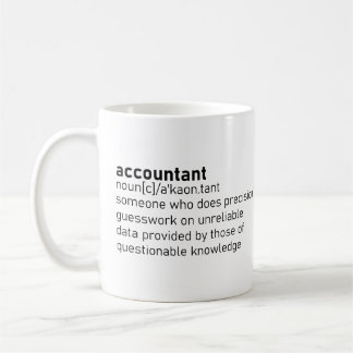 Definition von "Funny Accountant" Kaffeetasse