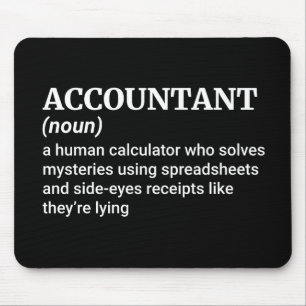 Definition von "Funny Accountant" Mousepad