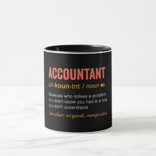 Definition von "Funny Accountant" Tasse