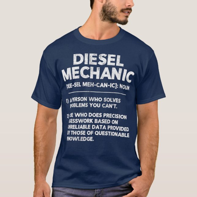 Definition von "Funny Diesel" T-Shirt (Vorderseite)