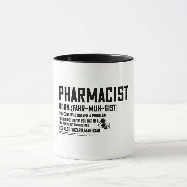 Definition von Funny Pharmacist Tasse (Zentrum)