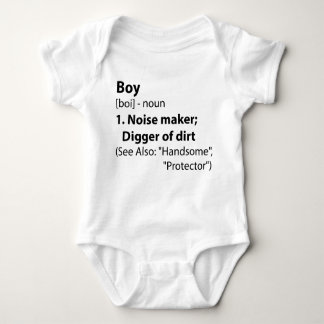 Definition von Jungen Baby Strampler