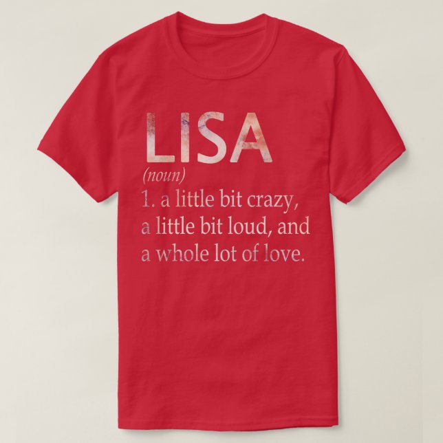 Definition von Lisa Girl T-Shirt (Design vorne)