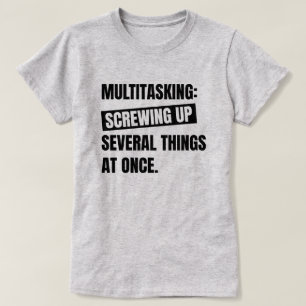 Definition von Multitasking Sarcastic Funny Zita T-Shirt
