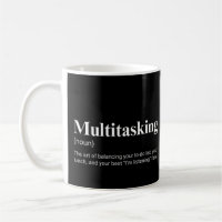 Definition von Multitasking-Spaß bei der Arbeit