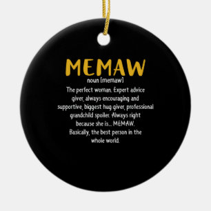 Definition von Mutter Art Memaw Keramik Ornament