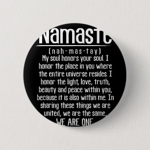 Definition von Namaste Meditation Yoga Hindu Buddh Button