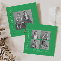 Definition von Naughty | 5 Foto Collage Weihnachte
