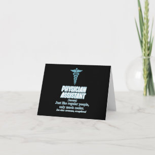 Definition von Physician Assistant PA Medizinstude Einladung