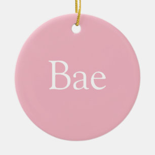Definition von Pink Bae Ehefrau Freundin Keramik Ornament