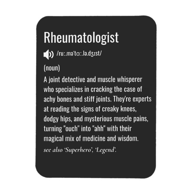 Definition von Rheumatologen Magnet (Vertikal)
