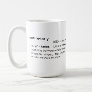 Definition von Sekretär Funny Mug Tasse