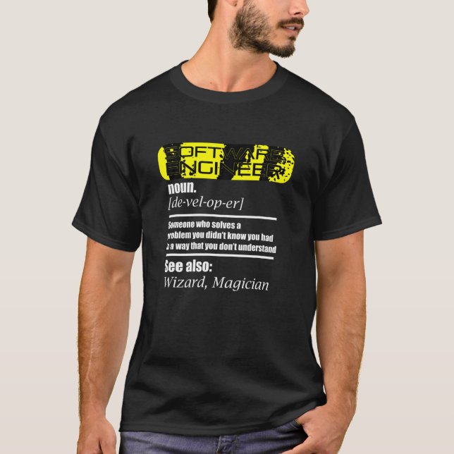 Definition von Shirt-Coder-Definitionen für Softwa T-Shirt (Vorderseite)
