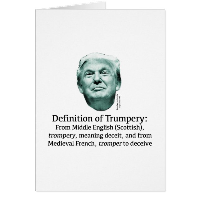 Definition von Trumpery (Vorne)