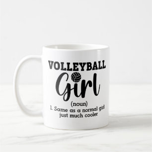 Definition von Volleyball-Girl Kaffeetasse