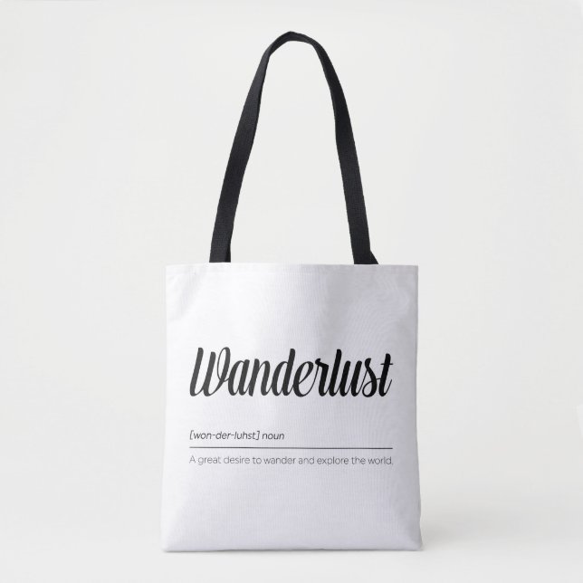 Definition von Wanderlust (Vorderseite)