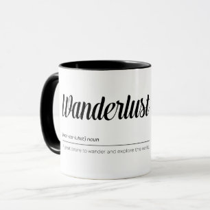 Definition von Wanderlust Tasse