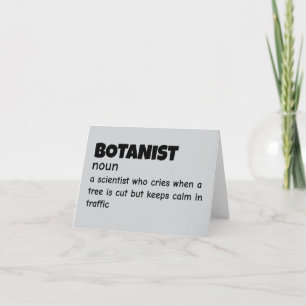 Definition von Witty Greenhouse Scientists Dankeskarte