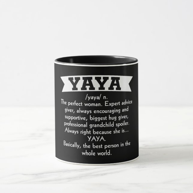 Definition von Yaya/Oma Tasse (Zentrum)