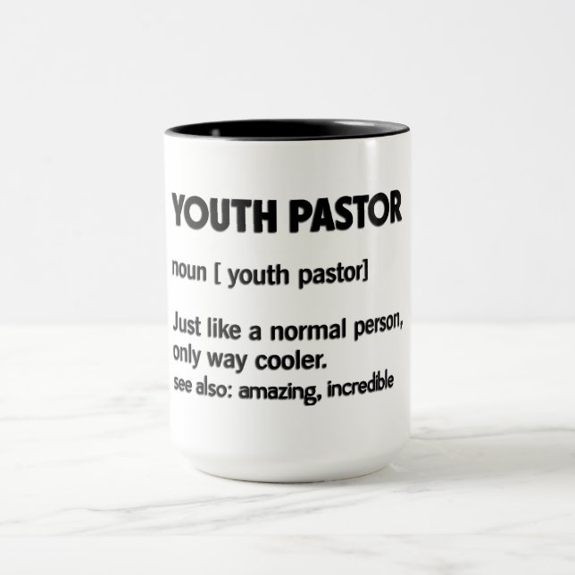 Definition von "Youth Pastor" Tasse (Zentrum)