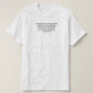 Definition von zwanghaftem Personal T-Shirt