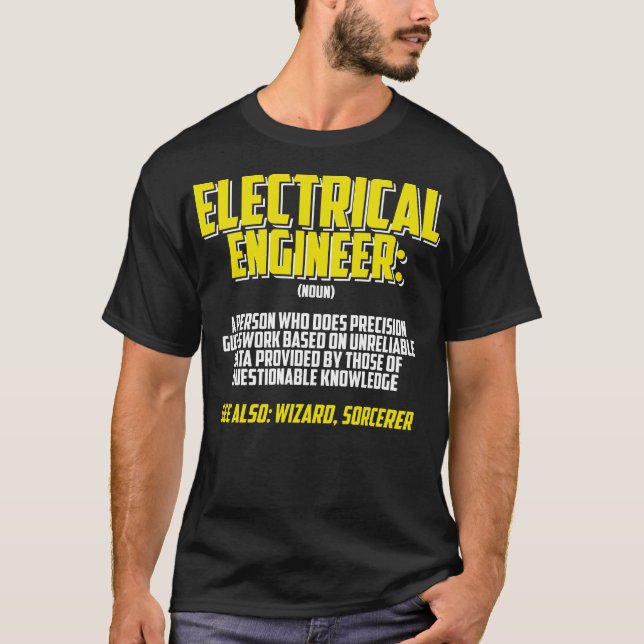 Definitionstechnik für Elektroingenieure T-Shirt (Vorderseite)