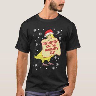 Definitiv auf der schmutzigen Liste Papagei I gelb T-Shirt