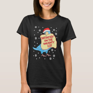 Definitiv auf schmutzige Liste Papagei I Blauer Pa T-Shirt