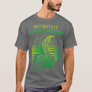 Definitiv eine Schlange Person 40 T-Shirt