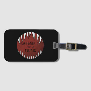 Definitiv kein Mimic D&D Gaming Geschenke Gepäckanhänger