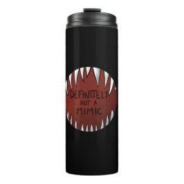 Definitiv kein Mimic D&D Gaming Geschenke Thermosbecher