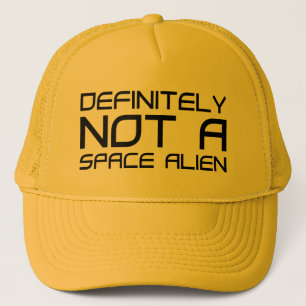 Definitiv keine Space-Alien Truckerkappe