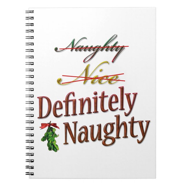 Definitiv naughty notizblock (Vorderseite)