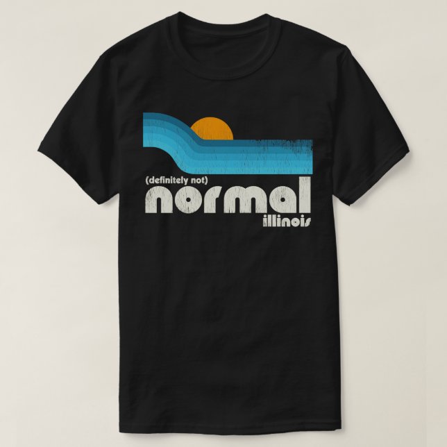 Definitiv nicht normal Illinois T-Shirt (Design vorne)