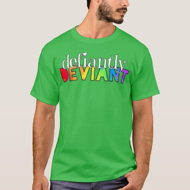 Defitly Deviant music retrtro T-Shirt (Vorderseite)