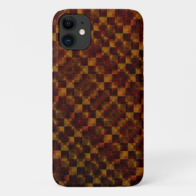 Deformiertes Schach extrem schmutzig aus Rost oder Case-Mate iPhone Hülle (Rückseite)