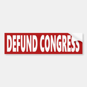 Defund Congress Autoaufkleber