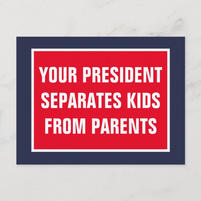 Defund DHS/ICE Congress Call to Action Postkarte (Vorderseite)