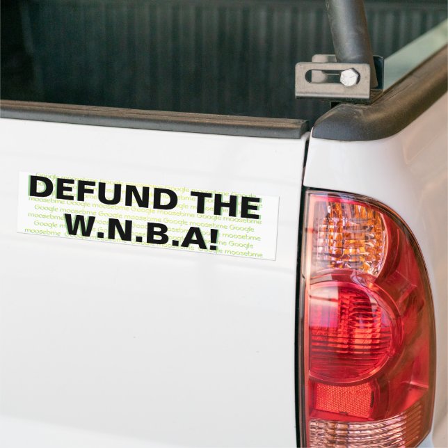 DEFUND DIE W.N.B.A. AUTOAUFKLEBER (Auf Lkw)