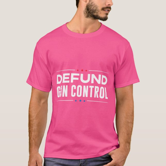 Defund Gun Kontrolle - 2A 2nd Amendment Pro Gun Gi T-Shirt (Vorderseite)
